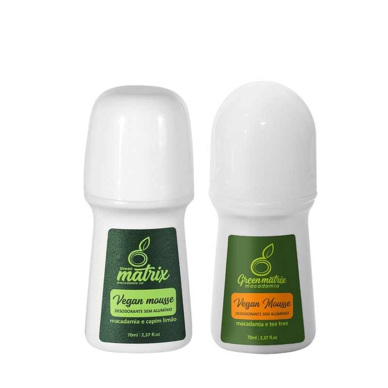 Kit desodorante natural roll on Green Matrix
